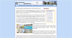 Desktop Screenshot of cincinnati-apartments.us